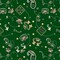 Licensed NCAA Ohio University Bandana Print OHIO-027 Cotton Fabric by the Yard